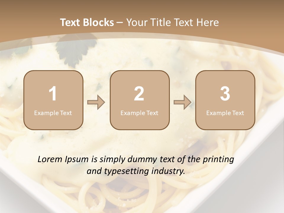 Plate Butter Sauce PowerPoint Template