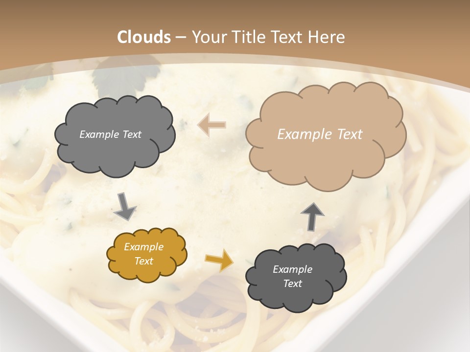 Plate Butter Sauce PowerPoint Template