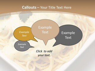 Plate Butter Sauce PowerPoint Template