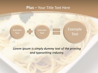 Plate Butter Sauce PowerPoint Template