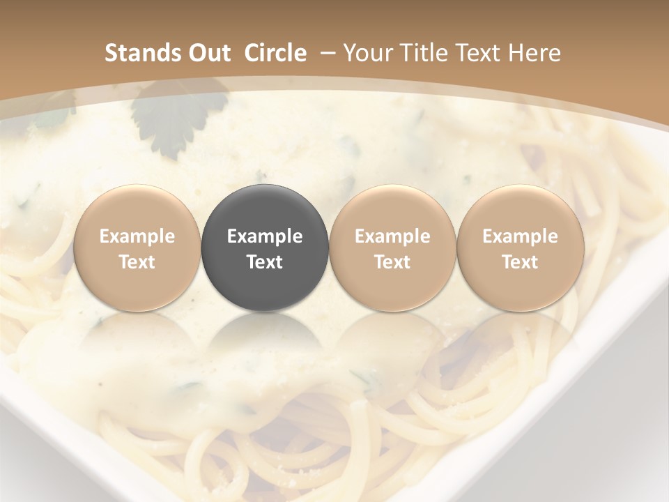 Plate Butter Sauce PowerPoint Template