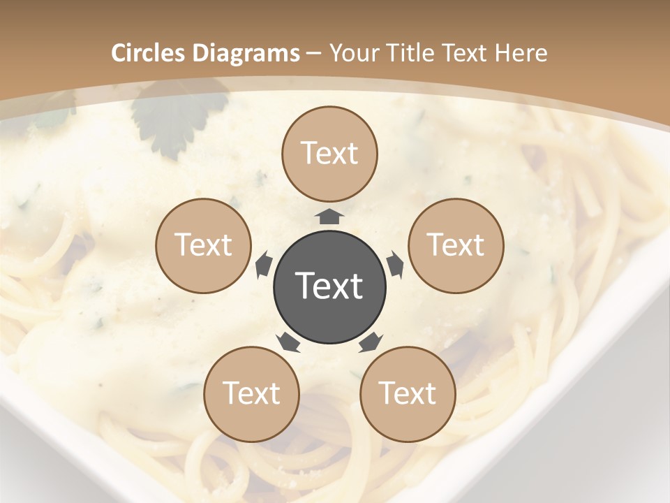 Plate Butter Sauce PowerPoint Template