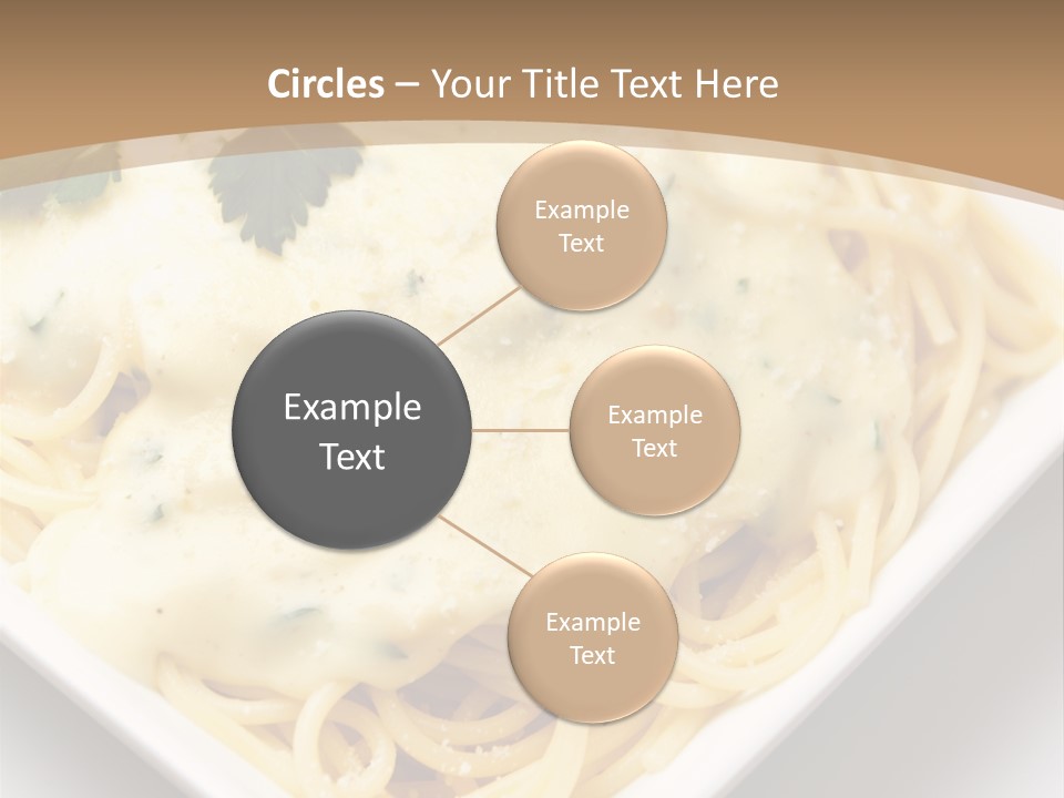 Plate Butter Sauce PowerPoint Template