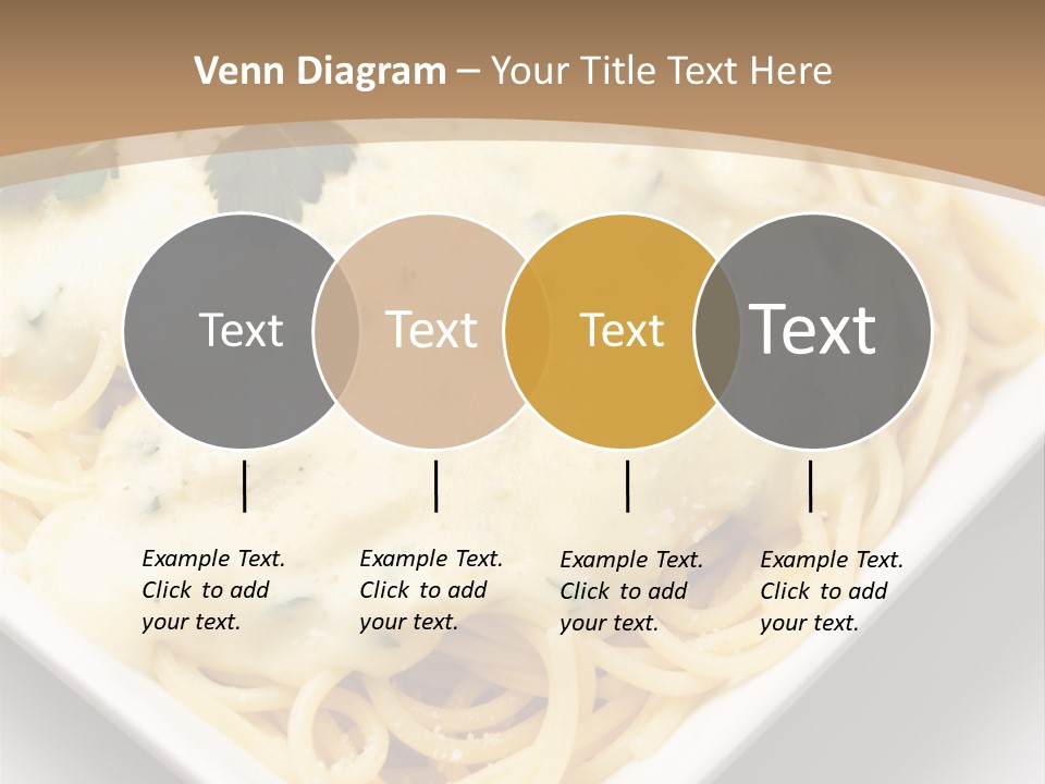 Plate Butter Sauce PowerPoint Template