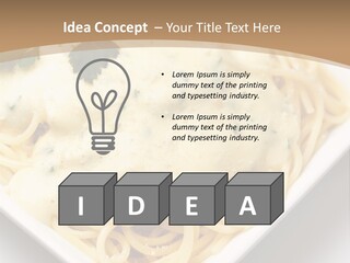 Plate Butter Sauce PowerPoint Template