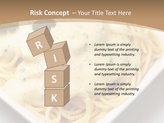 Plate Butter Sauce PowerPoint Template