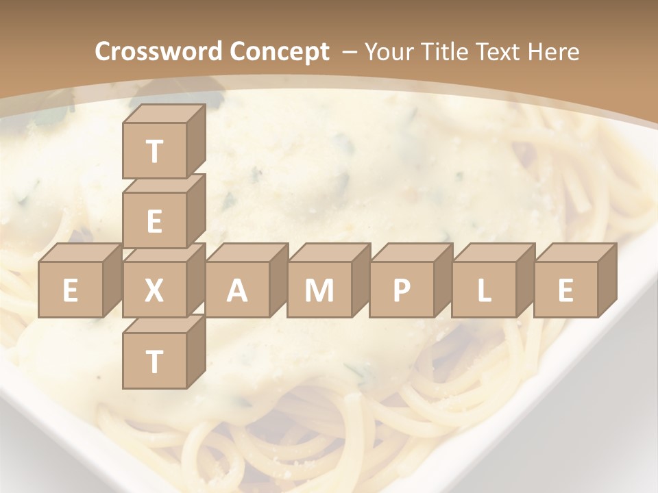 Plate Butter Sauce PowerPoint Template