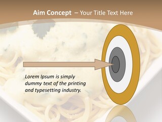 Plate Butter Sauce PowerPoint Template