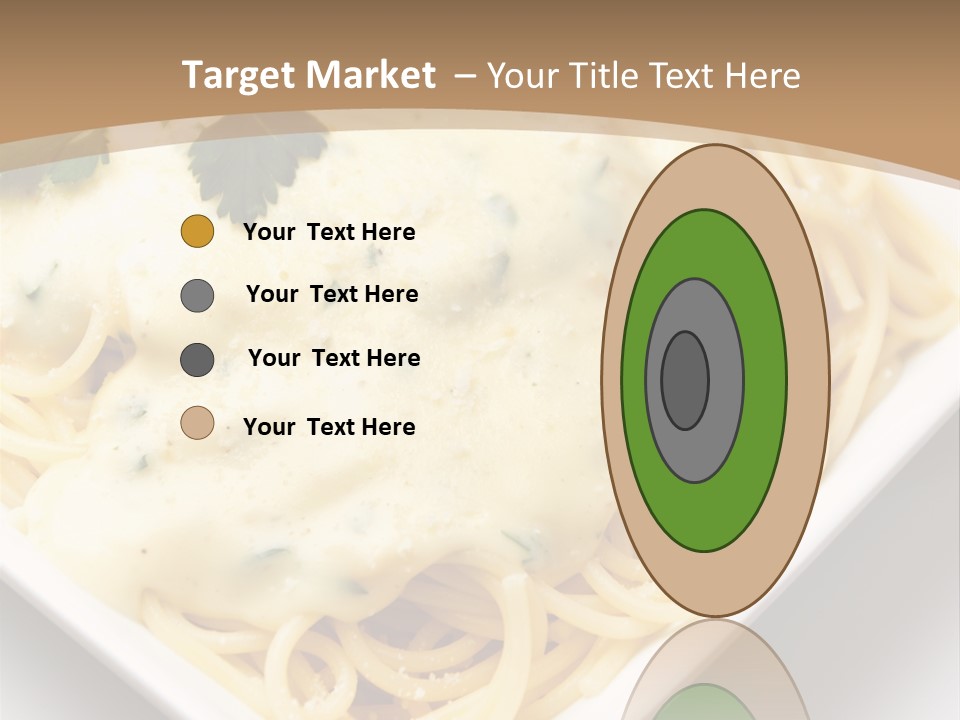 Plate Butter Sauce PowerPoint Template