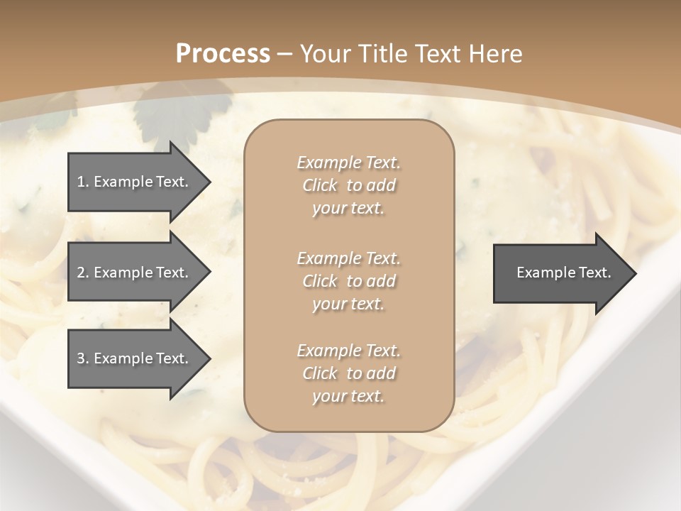 Plate Butter Sauce PowerPoint Template