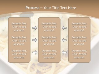 Plate Butter Sauce PowerPoint Template