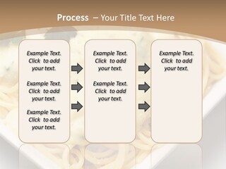 Plate Butter Sauce PowerPoint Template