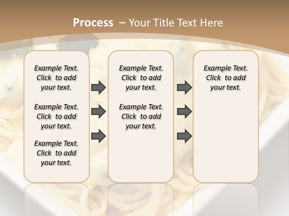 Plate Butter Sauce PowerPoint Template
