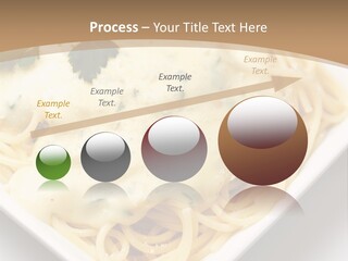 Plate Butter Sauce PowerPoint Template