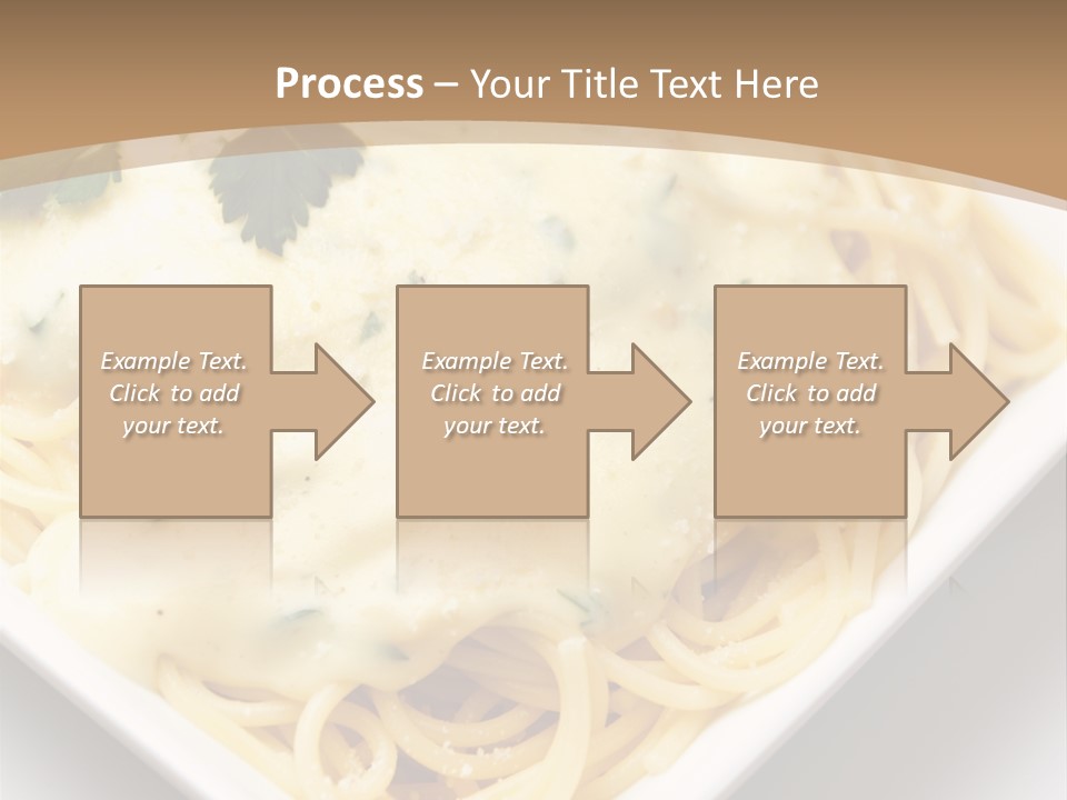 Plate Butter Sauce PowerPoint Template
