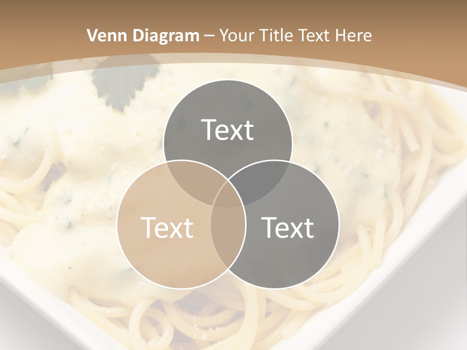 Plate Butter Sauce PowerPoint Template