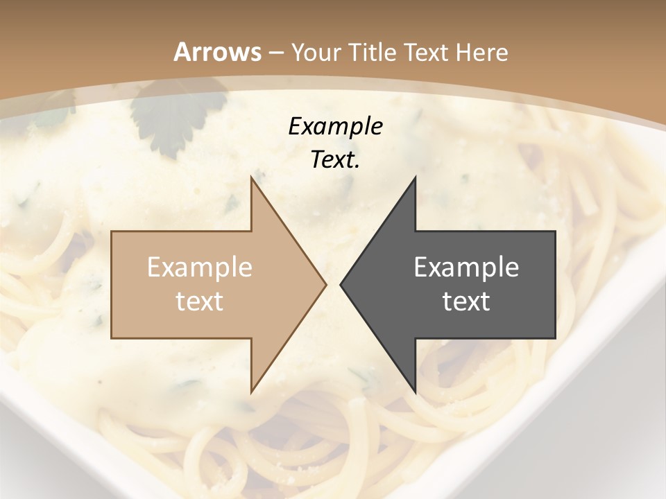 Plate Butter Sauce PowerPoint Template