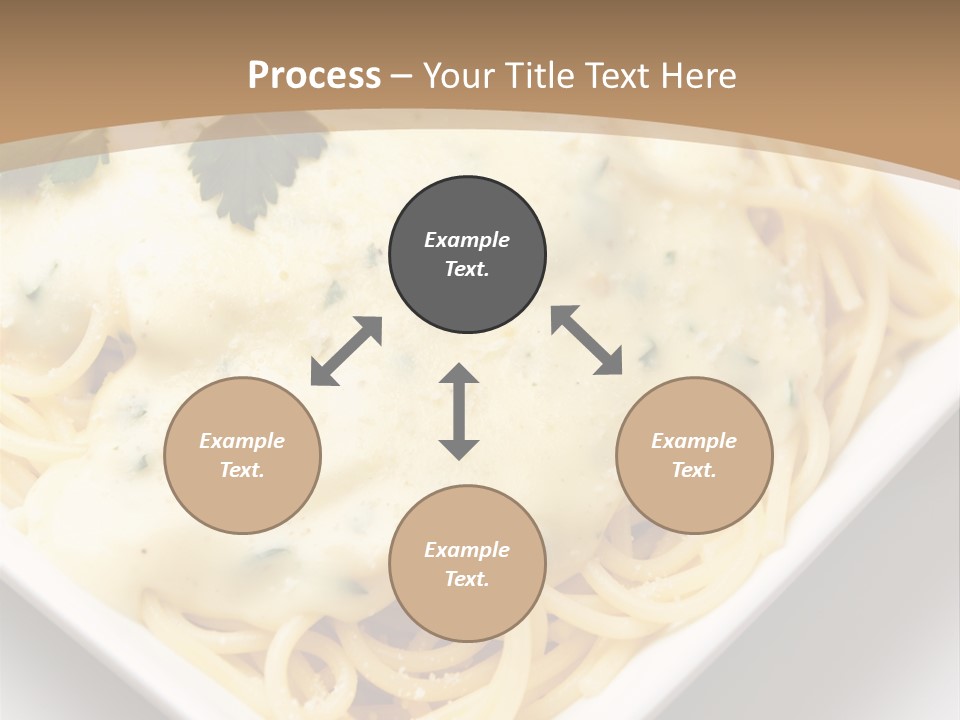 Plate Butter Sauce PowerPoint Template