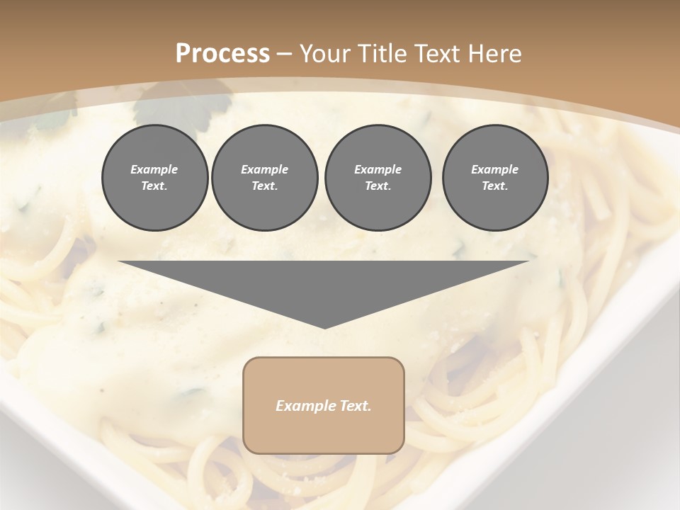Plate Butter Sauce PowerPoint Template