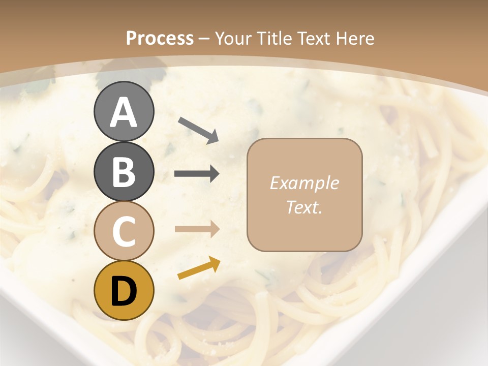 Plate Butter Sauce PowerPoint Template