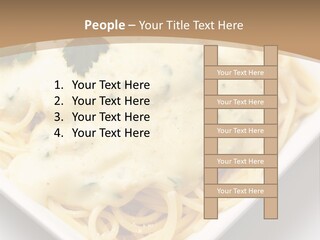 Plate Butter Sauce PowerPoint Template