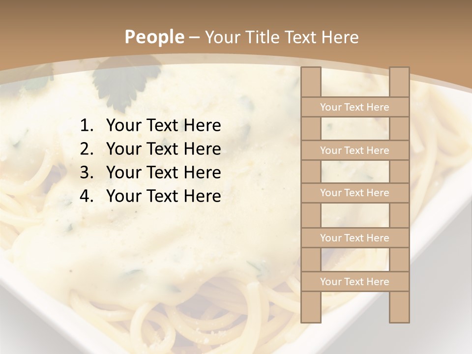 Plate Butter Sauce PowerPoint Template