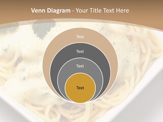 Plate Butter Sauce PowerPoint Template