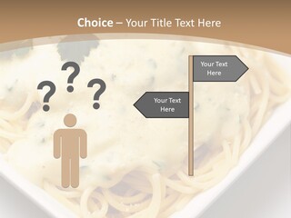 Plate Butter Sauce PowerPoint Template
