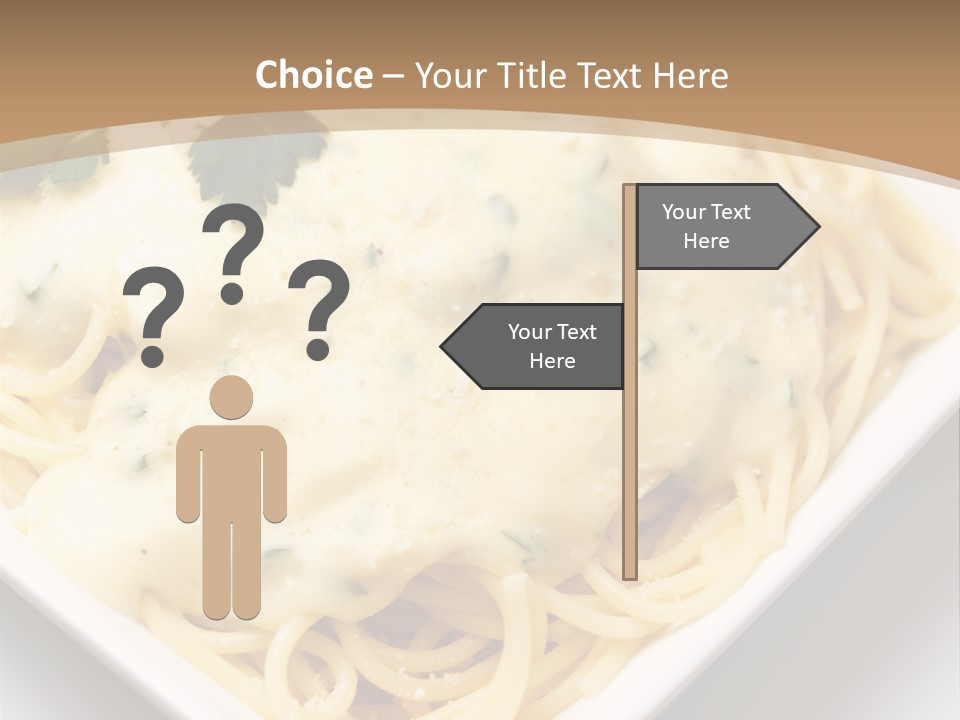 Plate Butter Sauce PowerPoint Template