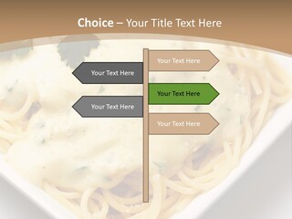 Plate Butter Sauce PowerPoint Template