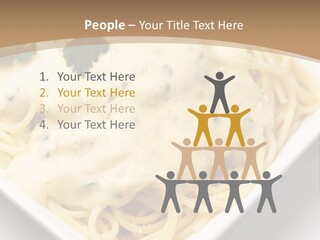 Plate Butter Sauce PowerPoint Template