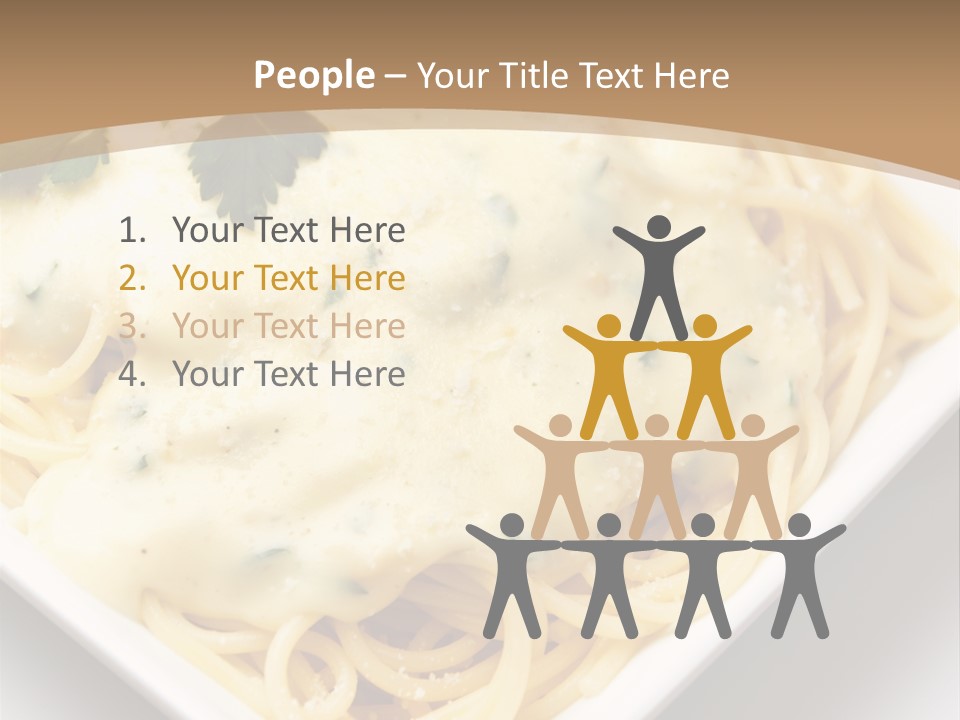 Plate Butter Sauce PowerPoint Template