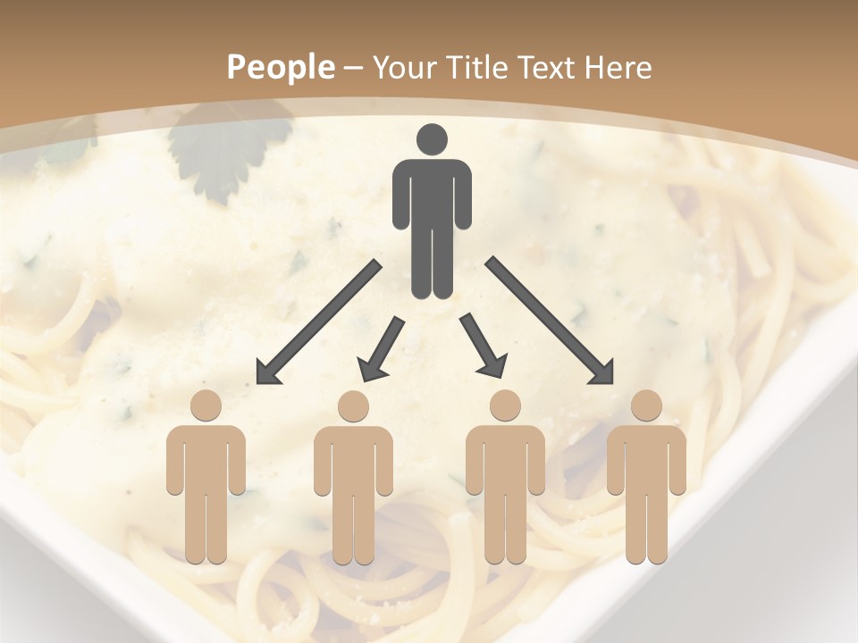 Plate Butter Sauce PowerPoint Template