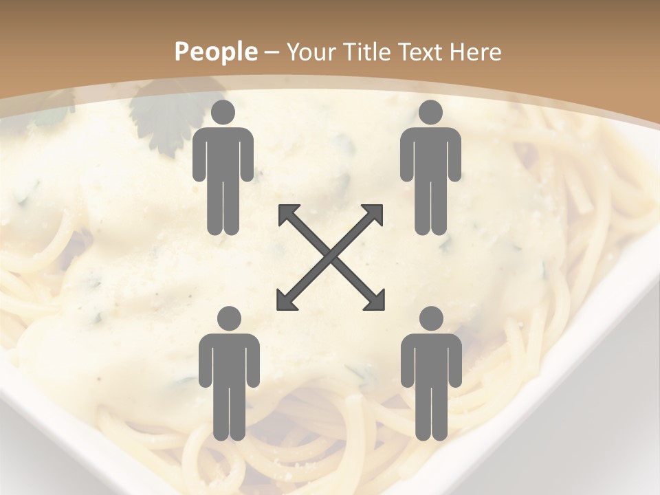 Plate Butter Sauce PowerPoint Template