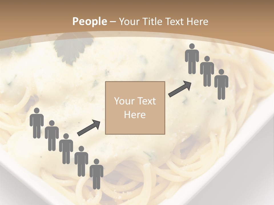 Plate Butter Sauce PowerPoint Template