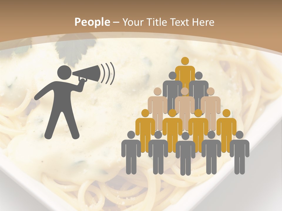 Plate Butter Sauce PowerPoint Template