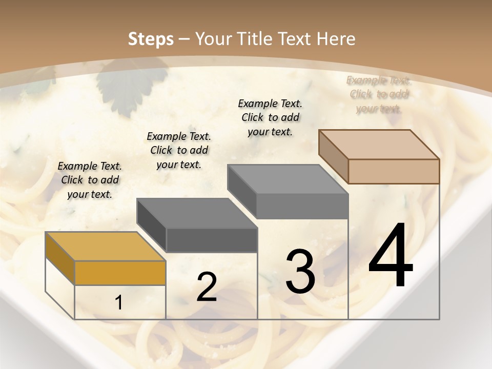 Plate Butter Sauce PowerPoint Template