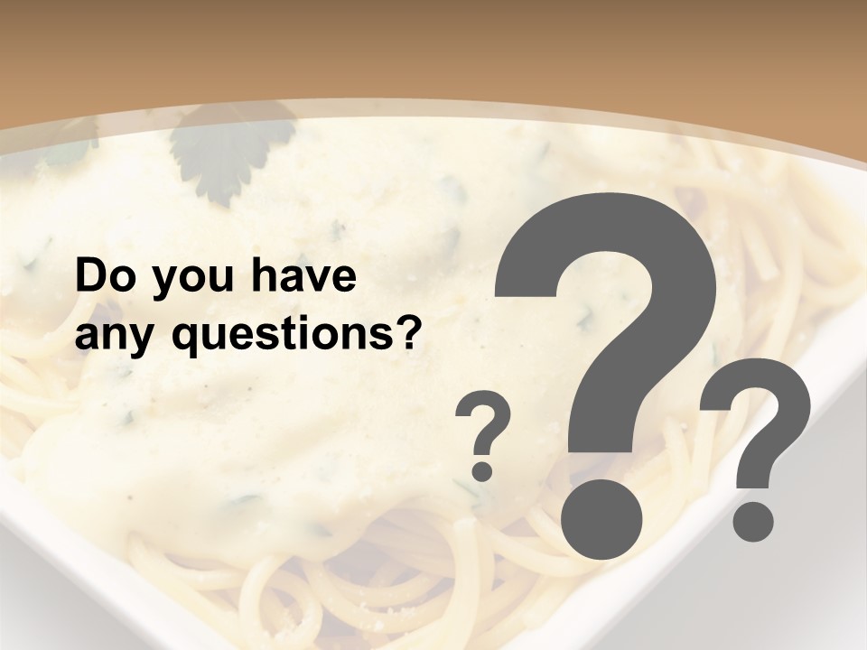 Plate Butter Sauce PowerPoint Template