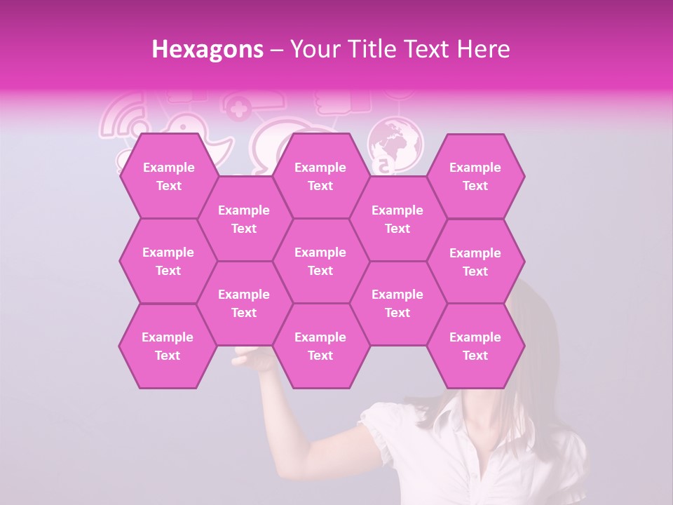 Connection Internet Standing PowerPoint Template