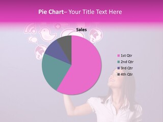 Connection Internet Standing PowerPoint Template