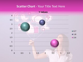 Connection Internet Standing PowerPoint Template