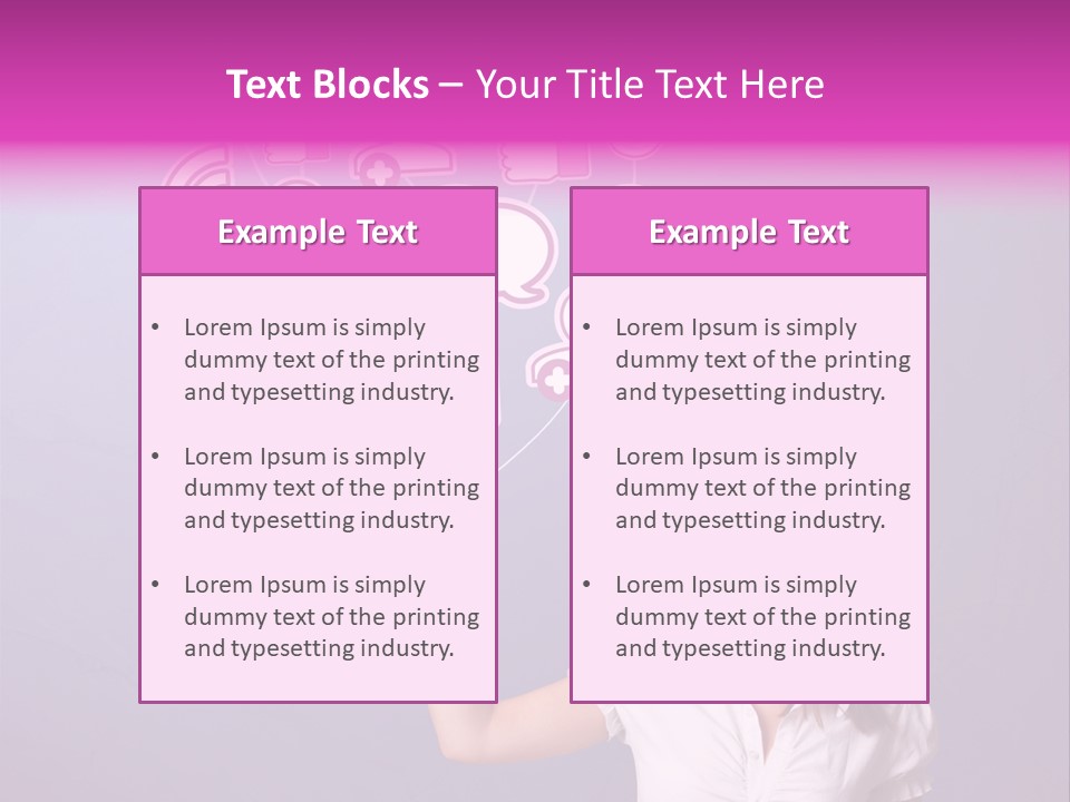 Connection Internet Standing PowerPoint Template