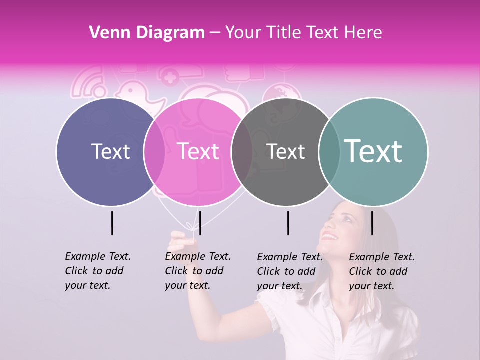 Connection Internet Standing PowerPoint Template