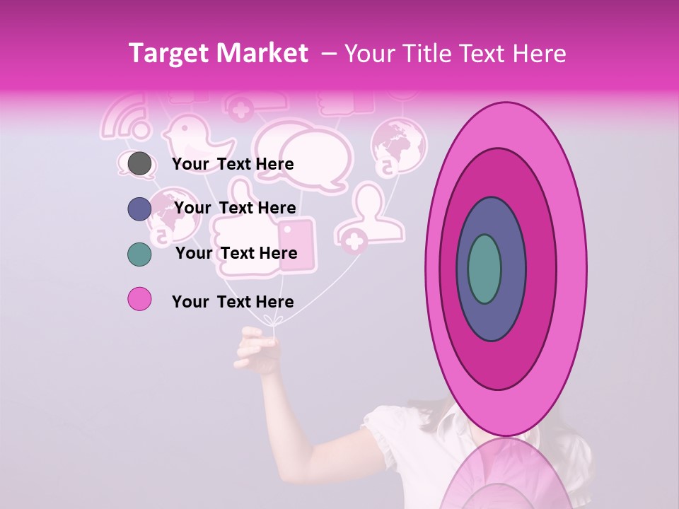 Connection Internet Standing PowerPoint Template