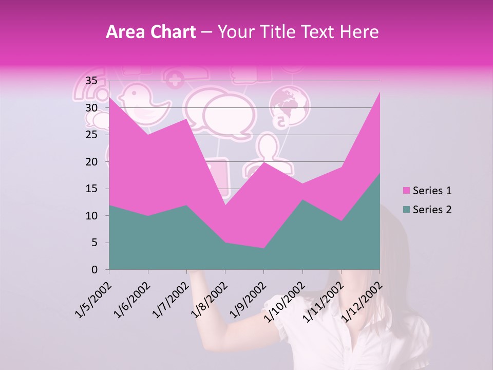 Connection Internet Standing PowerPoint Template