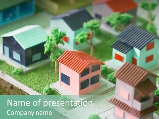 Dwell Miniature Toy PowerPoint Template