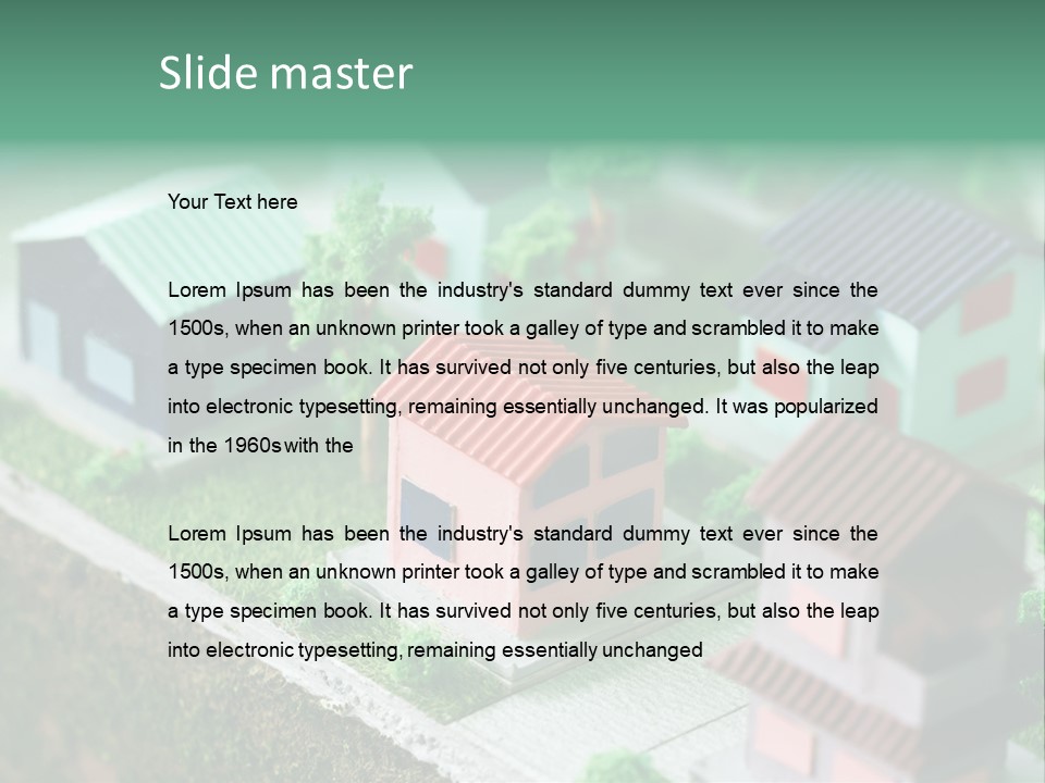 Dwell Miniature Toy PowerPoint Template