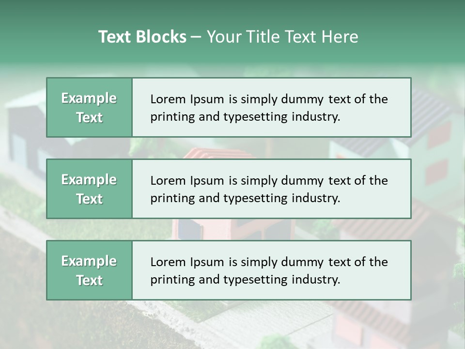 Dwell Miniature Toy PowerPoint Template