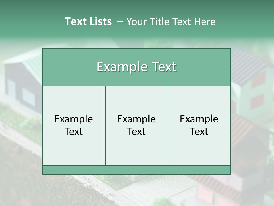 Dwell Miniature Toy PowerPoint Template