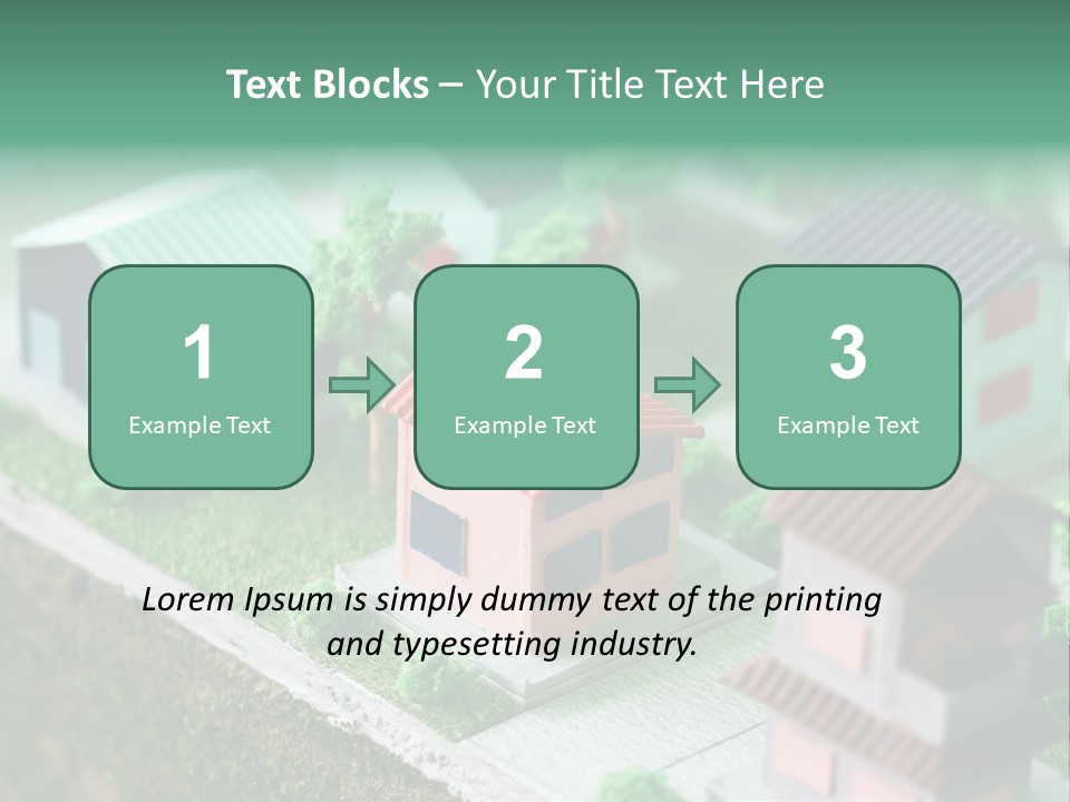 Dwell Miniature Toy PowerPoint Template